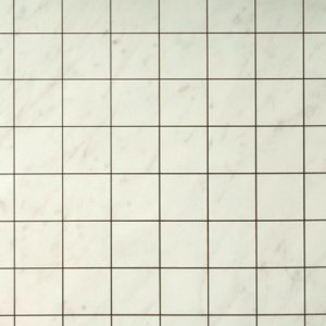 (image for) Miniature Engraved Faux White Carrara Marble Formica Flooring