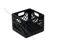 (image for) Miniature Black Milk Crate for Dollhouses