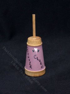 (image for) Miniature Painted Butter Churn for Dollhouses