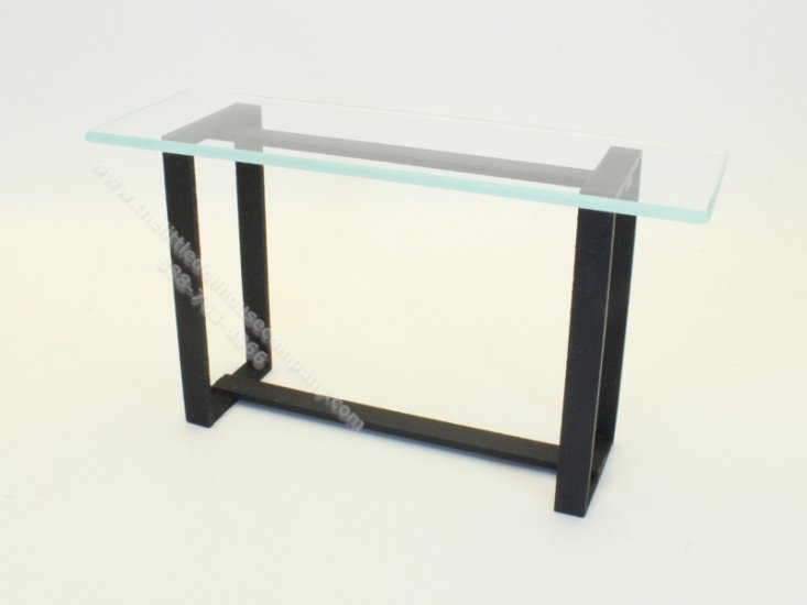 (image for) Miniature Contemporary Glass Top Serving Table