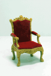 (image for) Miniature Giltwood Rococo Chair