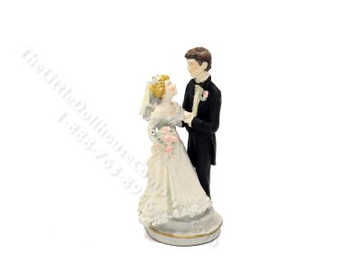 (image for) Vintage Miniature Collectible Olszewski Goebel 1986 "I Do" 615-P Bride and Groom