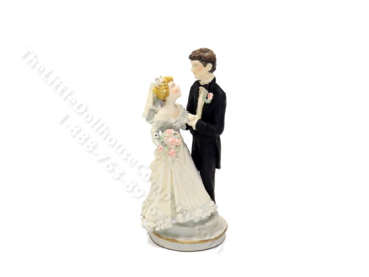 (image for) Vintage Miniature Collectible Olszewski Goebel 1986 "I Do" 615-P Bride and Groom