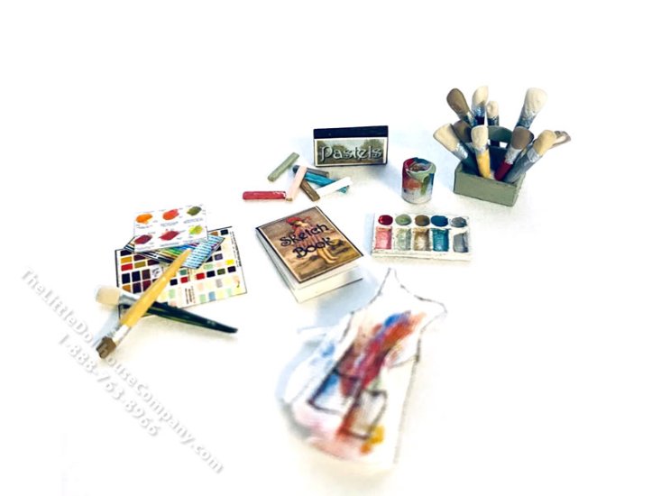 (image for) 1:48 Scale A la Carte Artist Accessories No. 2 Kit