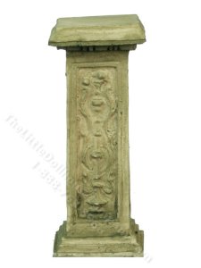 (image for) Miniature Green French Pedestal for Dollhouses