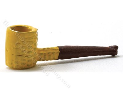 (image for) Miniature Pipe, Corn Cob for Dollhouses
