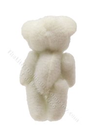 (image for) Miniature White Teddy Bear for Dollhouses