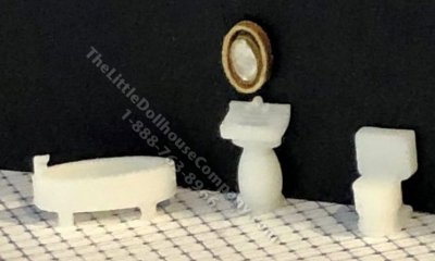 (image for) 1:144 Scale 4pc Bathroom Set