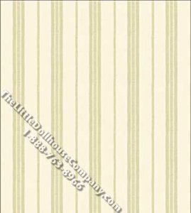 (image for) Satin Stripe Pattern Miniature Wallpaper for Dollhouses