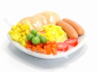 (image for) Miniature Pancake Breakfast for Dollhouses