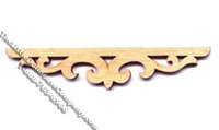 (image for) Unfinished Laser Cut Gingerbread for Dollhouse Scale Models