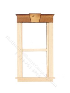 (image for) Miniature 1-Over-1 Keystone Window