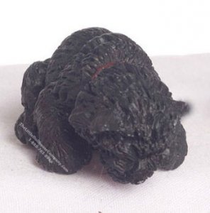 (image for) Dollhouse Scale Model Black Hanging West Highland Terrier Dog