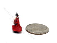 (image for) Vintage Miniature Handmade Lady in Red Figurine
