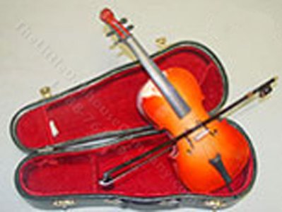 (image for) Miniature Cello for Dollhouses
