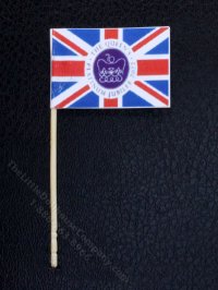 (image for) Miniature Queen's Platinum Jubilee Flag for Dollhouses