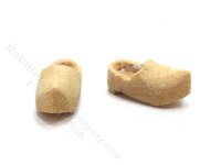 (image for) Miniature Wooden Clogs for Dollhouses