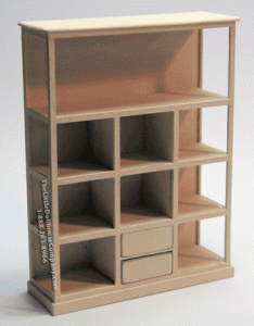 (image for) Miniature Bookcase Display Rack Kit