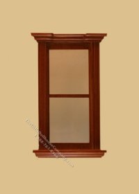 (image for) Miniature Newport Plain Single Window Walnut