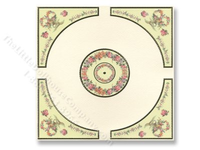 (image for) Dollhouse Scale Model Ceiling Masaic Panel