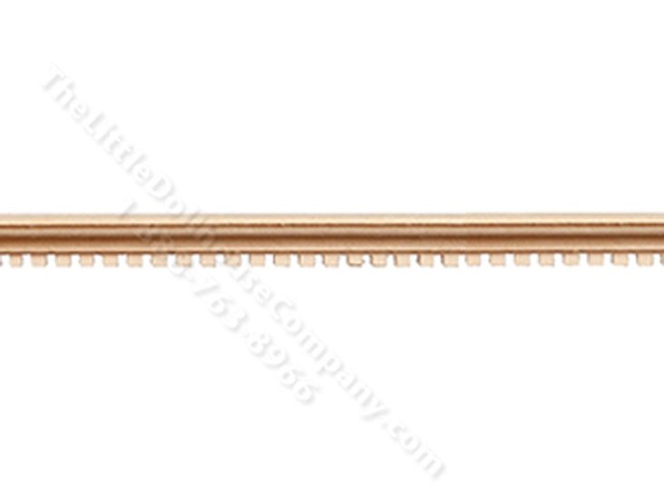 (image for) Small Crown Dental Molding for Dollhouses
