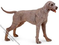 (image for) Miniature Weimaraner Dog Standing for Dollhouses
