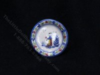 (image for) Miniature Porcelain Quimper Lady Plate by Janice Crawley
