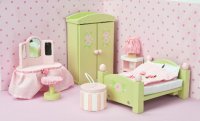 (image for) Appleby Quick Build Dollhouse with Daisylane Furniture H122