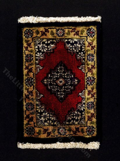 (image for) Miniature Handmade Oriental Rug for Dollhouses