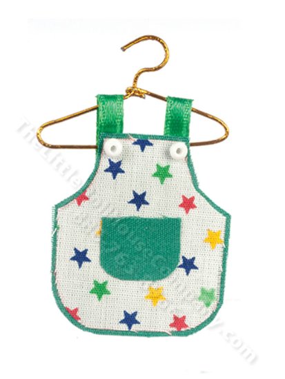 (image for) Miniature Green Apron with Hanger