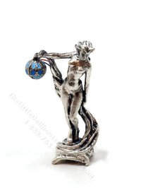 (image for) Miniature Silver Lady '09 with Blue Light by Jim Pounder