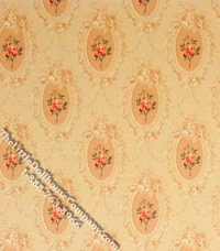 (image for) Camilla Floral Pattern Miniature Wallpaper for Dollhouses