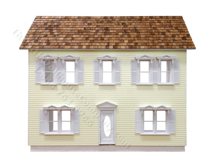 (image for) The Little Dollhouse Company Charlotte's Manor Assembled Dollhouse - Yellow