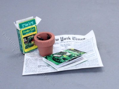 (image for) Miniature Planting Set for Dollhouses