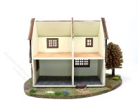 (image for) 1:48" Scale Vintage Tudor Dollhouse