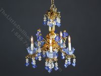 (image for) Dollhouse Miniature 12V Grand Luna 5-Arm Chandelier
