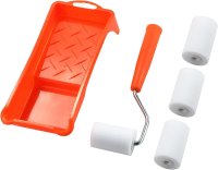(image for) Deluxe Mini Foam Paint Roller and Tray Set