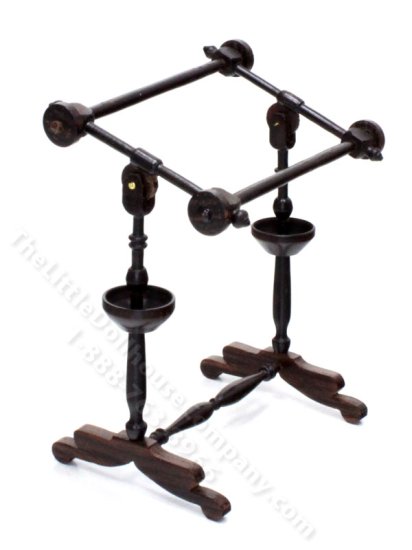 (image for) Antique Miniature Standing Embroidery Frame for Dollhouses