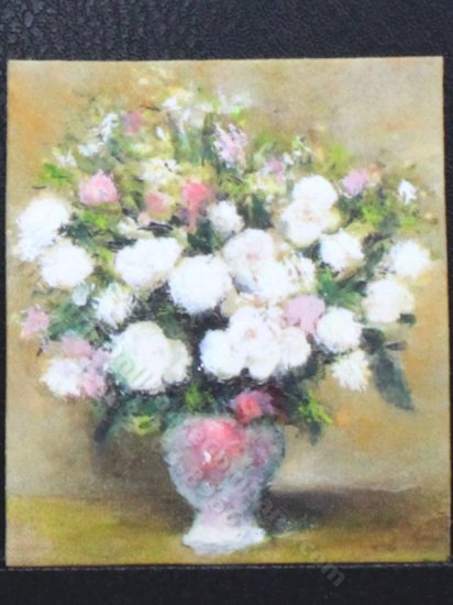 (image for) Miniature Still Life of White Flowers by Larry Morganti