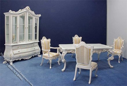 (image for) Miniature Limited Antoine 6pc Dining Room Set for Dollhouses