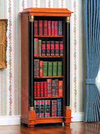 (image for) Miniature Simplified Empire or Biedermeier Bookcase Kit