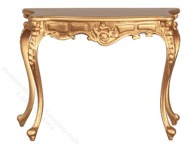 (image for) Miniature Louis XV Rocco Hall Table for Dollhouses