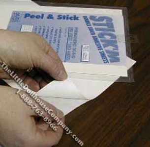(image for) STICK'M Double Sided Adhesive Sheets for Dollhouses