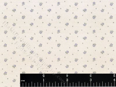 (image for) Taupe Floral Pattern Miniature Wallpaper for Dollhouses