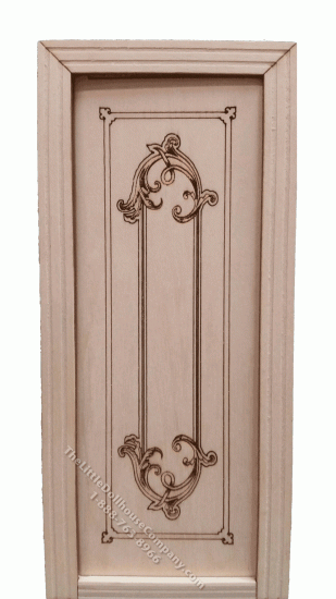 (image for) Miniature Vivian Interior Door for Dollhouses