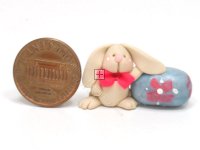 Miniature Easter Bunny with Egg