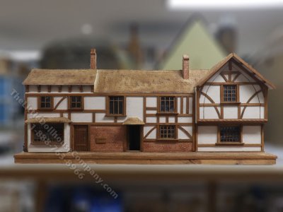 Half Scale Tudor Assembled Dollhouse (image for) Half Scale Tudor Assembled Dollhouse