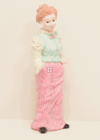 1/12 Scale Agatha Resin Doll for Dollhouses