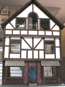 Assembled Tudor Pub Dollhouse (image for) Assembled Tudor Pub Dollhouse