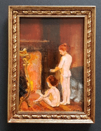 Miniature Handpainted Recreation of After the Bath by Paul Peel [KEL ...